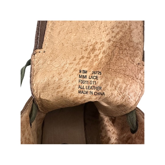 FRYE Mimi Lace Leather 4” heel 1” platform - Picture 9 of 10